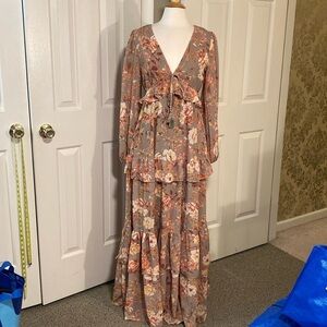NWT Flying Tomato Floral Maxi Dress Size Small